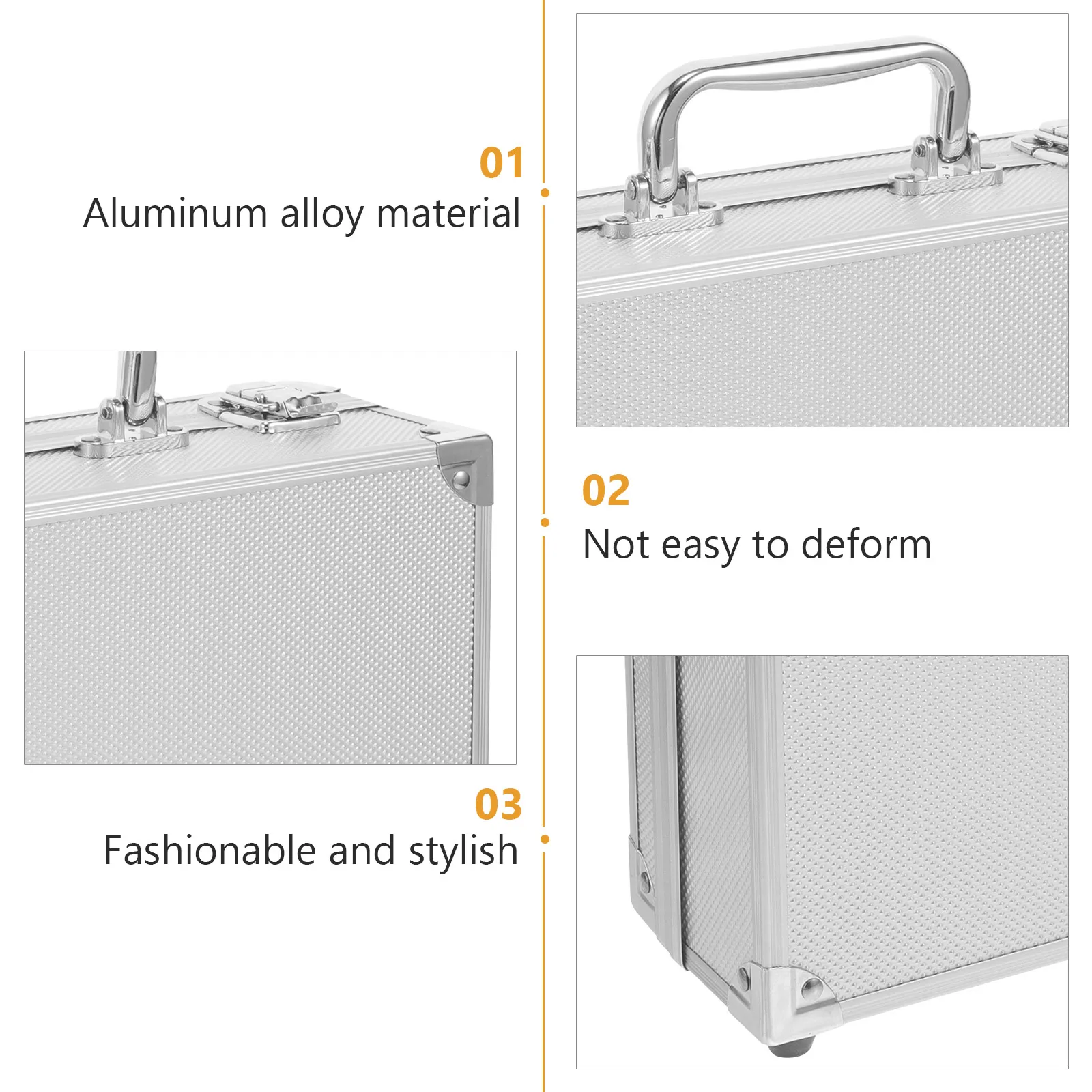 

Toolbox Aluminum Hard Case for Mechanical Storage Sponge Containers Tools Cases