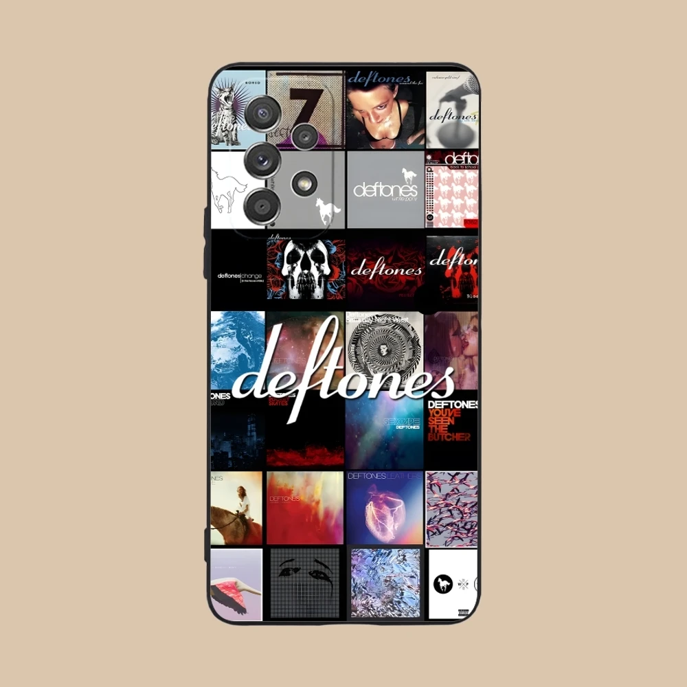 D-deftones-携帯電話ケース,Samsung m55 35 15 54 34 14 33 23 13 42 32 22 f55 23 12 5g,黒,ファッショナブル