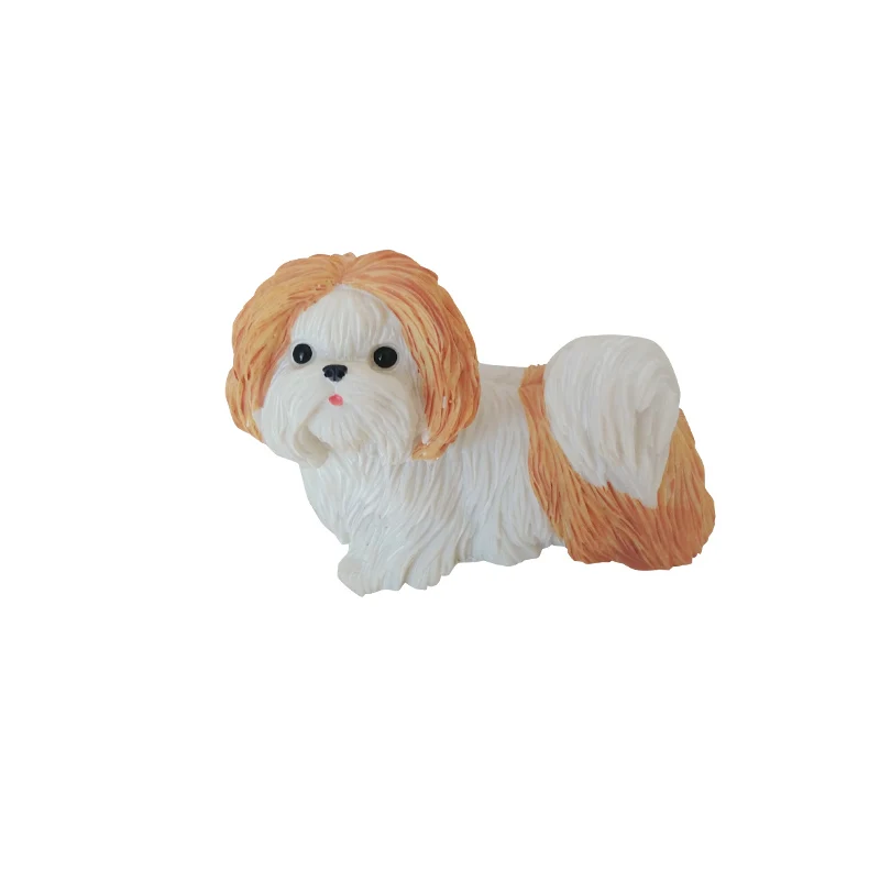 3D Shih Tzu Cute Dog Aromatherapy Plaster Handmade Soap Mold Candle Mold Chocolate Baking Cake Decoration Silicone Mold