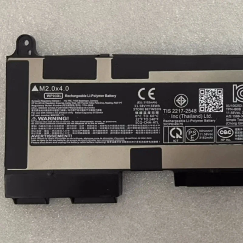 New WP03XL HSTNN LB8W OB2J M73466-005 M64304-422 M64305-421 Battery For HP EliteBook 830 835 840 845 860 G10 Elite X360 1040 G9