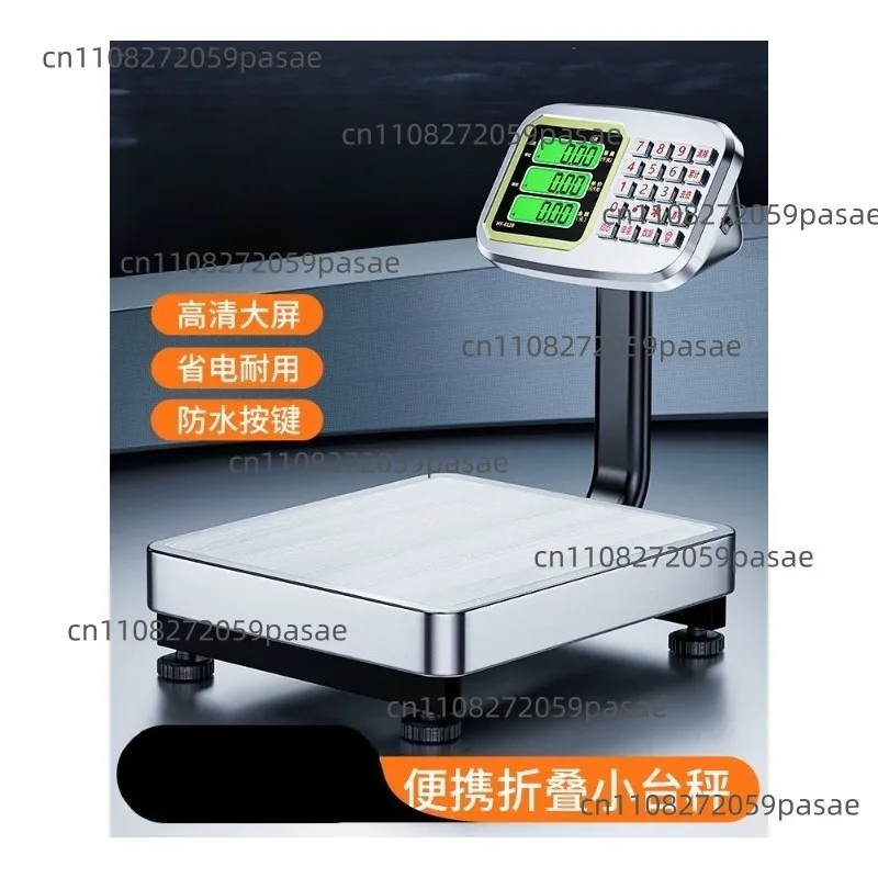 

Электронные весы коммерческие прецизионные 60 кг, торговые весы 50 кг, компактные настольные весы для дома