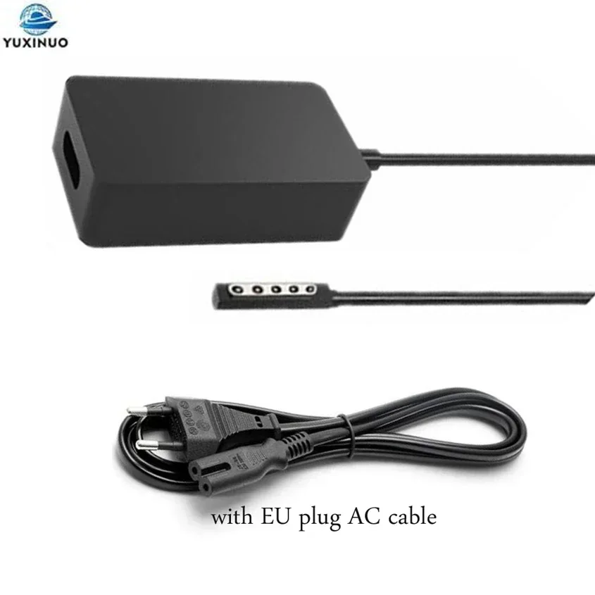 12V 3.6A 48W AC Power Laptop Charger with EU/US Cable For Microsoft Surface Pro 1 2 10.6