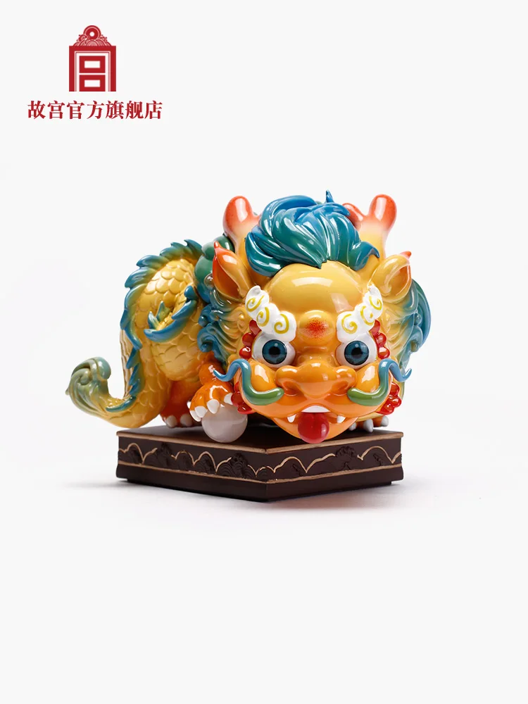 Forbidden City Auspicious Dragon Unicorn Decorations Birthday Gift Palace Museum