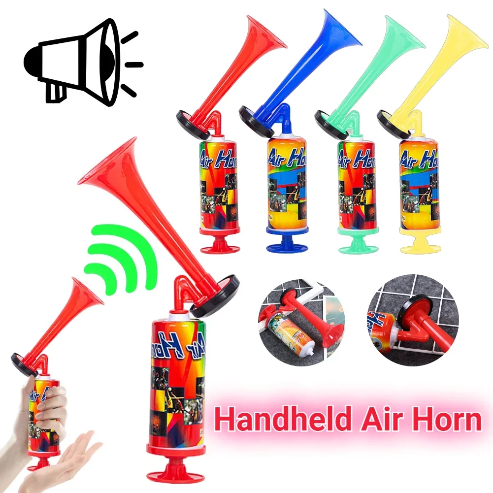 

Ручной воздушный звуковой сигнал с громким голосом, футбольный стадион, футбольный воздушный звуковой сигнал для катания на лодках, спортивных мероприятий, вечеринок по случаю дня рождения