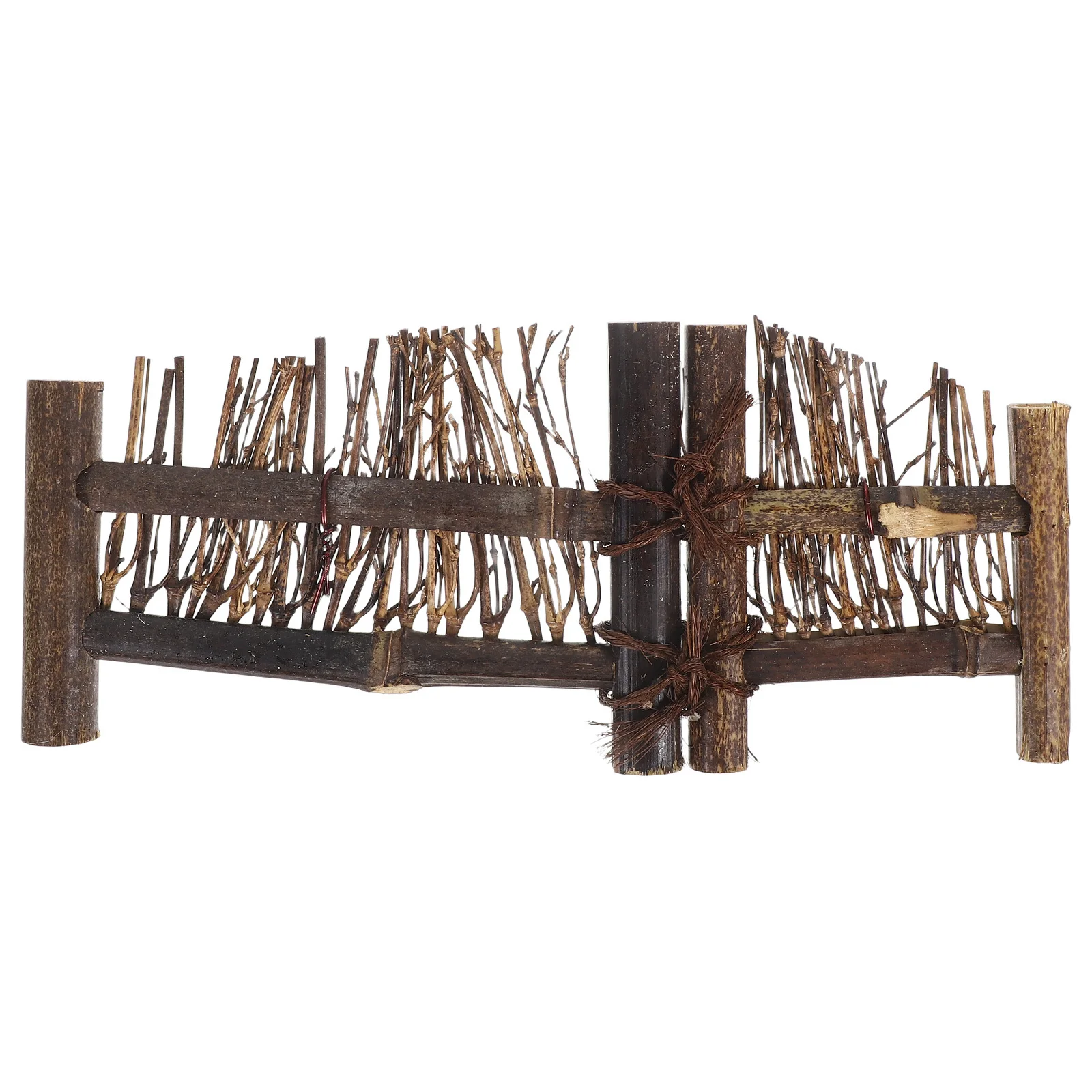 

Mini Fence Decor 14.8cm for Micro Landscape Garden Bonsai Fairy Garden Outdoor Decoration DIY Craft Accessory Fence Decoration