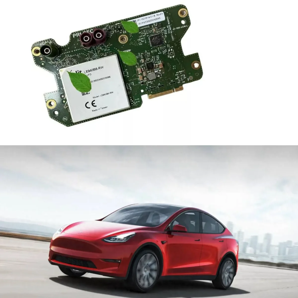 مناسبة لـ Tesla Model 3/Y النسخة الأوروبية، وحدة التحكم في الاتصالات اللاسلكية LE940B6-RW #1