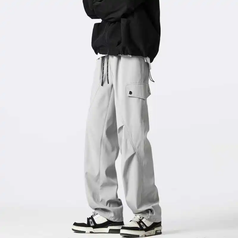 

Men's Versatile Functional Windproof Waterproof Hiking Mountain Climbing Pants Spring Summer Foldable Workwear Trousers