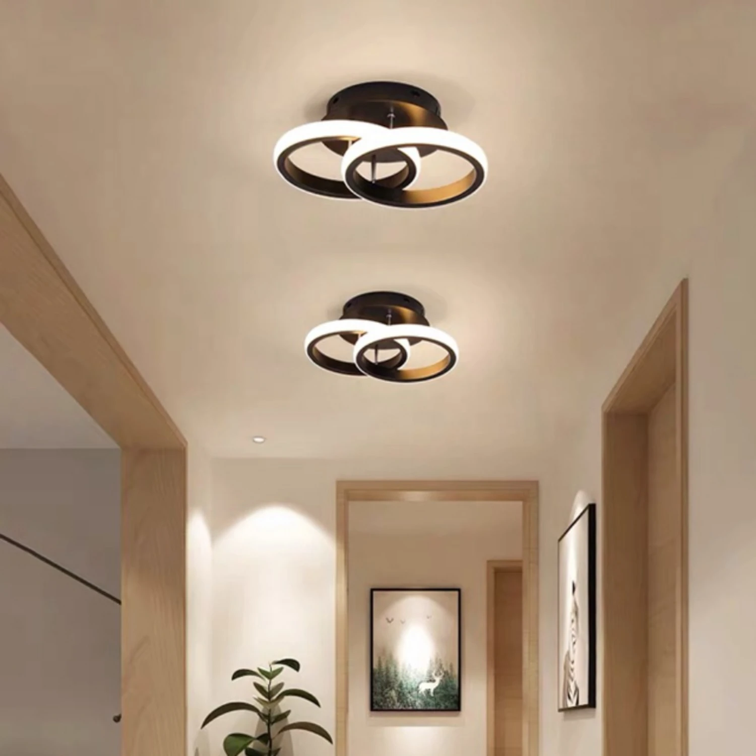 Affordable Modern LED Ceiling Lights for Hallway Corridor Entrance Porch Balcony - Stylish Hot Sale Acrylic Fixture Lights to Ad