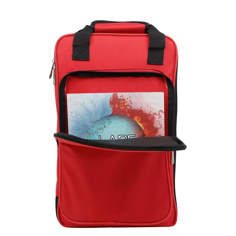 حقيبة عصا الطبل، تخزين واسع لمطارق أفخاذ متعددة، قماش أكسفورد سميك، متين ومقاوم للماء ومحمول