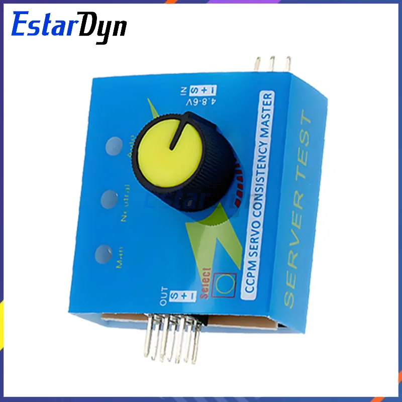 جهاز اختبار مؤازر RC 3CH رقمي متعدد ECS وحدة تحكم في سرعة الاتساق مدقق تعديل جهاز اختبار تروس التوجيه CCPM Master لـ RC