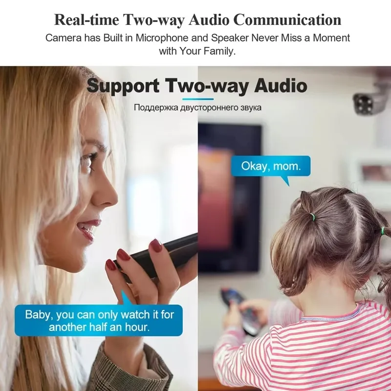 8 قنوات CCTV نظام كاميرا مراقبة للمنزل 8Mp لون للرؤية الليلية Nvr عدة نظام كاميرا مراقبة فيديو الأمن #5