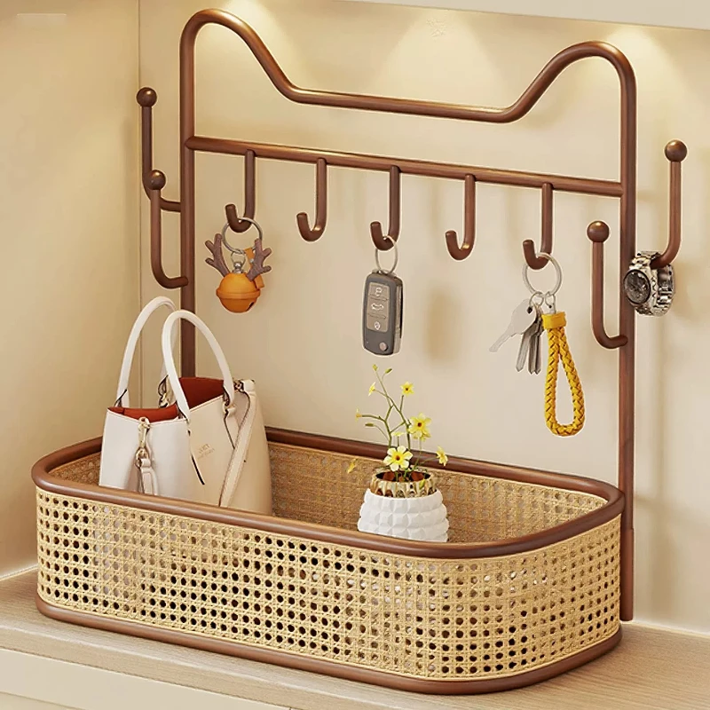 Magazine Desktop Shelf Holder Tray Braiding Trinket Paper Towel Rack Tool Organizer Display Rangement Cuisine Household Items
