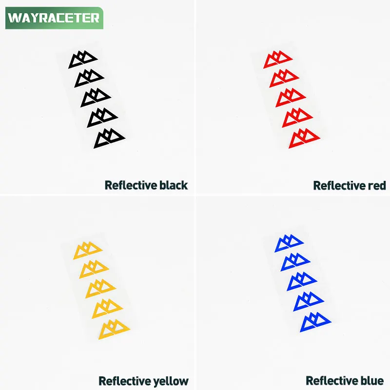 5 Pcs Car Tires Alloy Rim Wheel Sticker Reflective Vinyl Decal For Ford Explorer U625 2020 2021 2022 2023 Timberline Accessories
