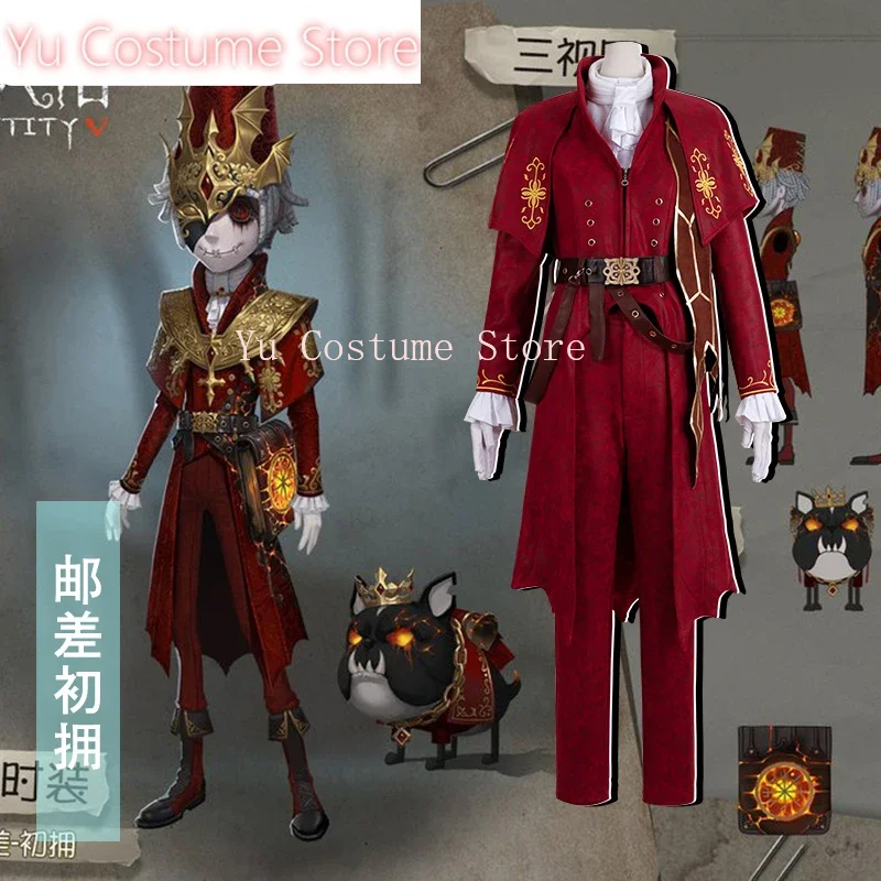 Yu Costume Anime Identity V Victor Grantz Postman Initial Skin Gorgeous Uniform Cosplay Costume Halloween Party Outfit S-3XL