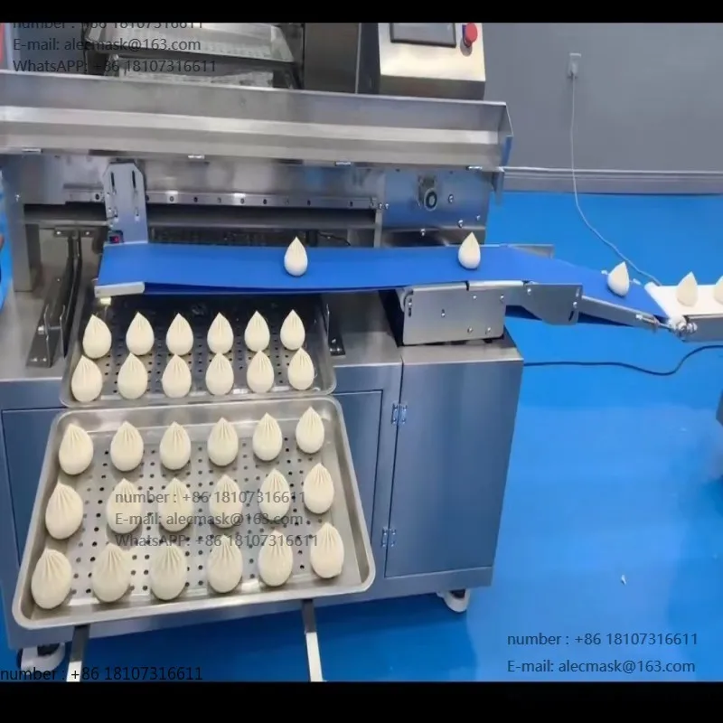 

Fully automatic steamed bread buns arranging machine Large commercial steamed bread production line Round steamed bread