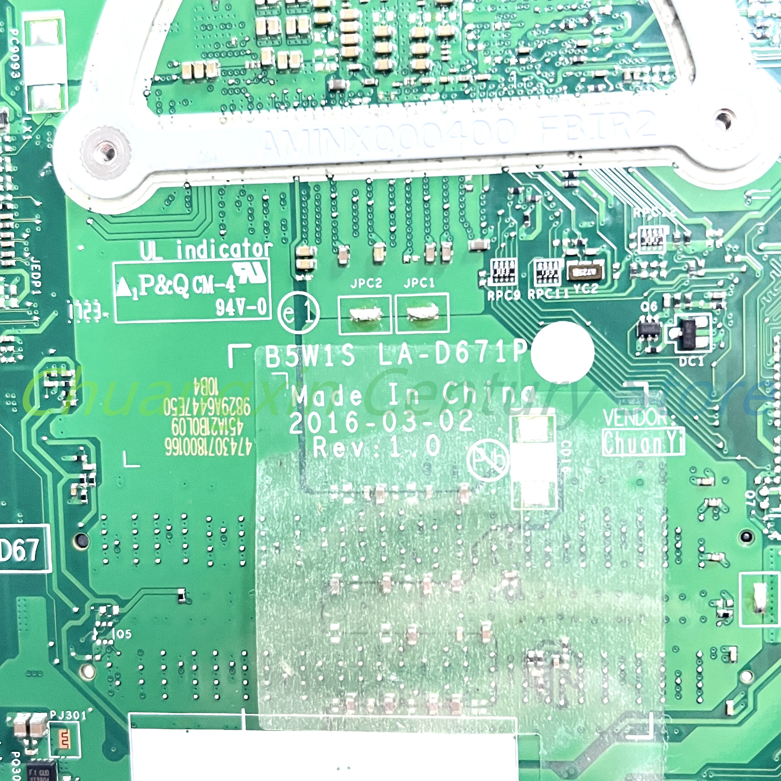 For Acer Aspire ES1-572 Laptop motherboard LA-D671P with With I3 I5 I7 6TH/7TH CPU 100% Tested Fully Work