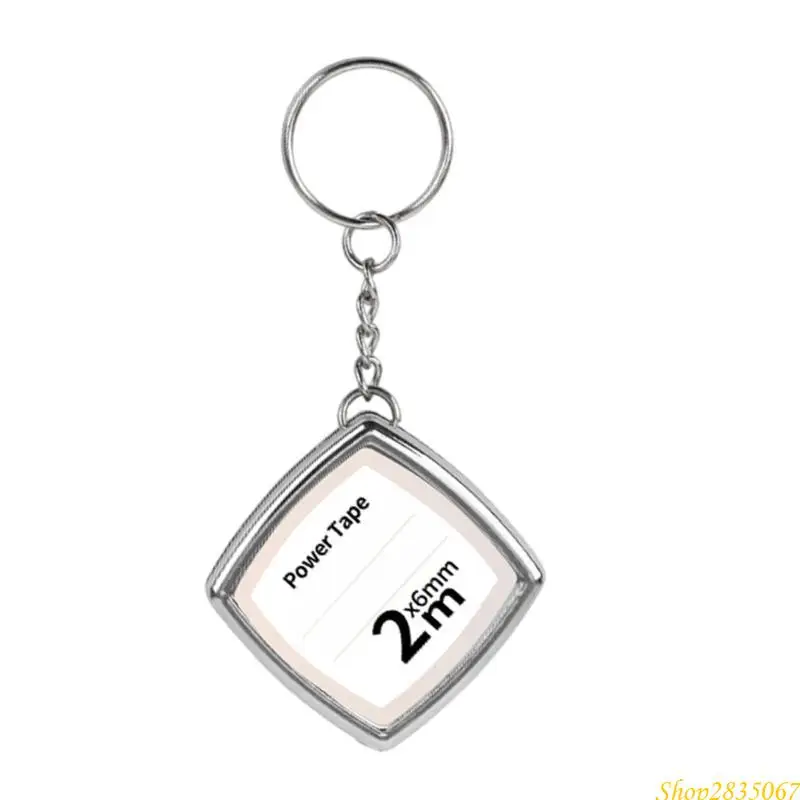 Đo băng Keychain Mini có thể thu vào Công cụ thước kẻ nhỏ có khả năng phù hợp cho các kiến trúc sư nhà thầu có sở thích 831F