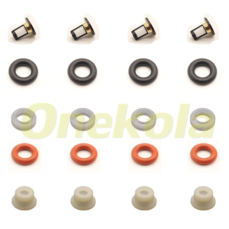 Fuel Injector Seal O-Ring Kit Seals Filters for 2006-2014 Honda Civic 1.8L 16450-RNA-A01 16450-RNN-A01