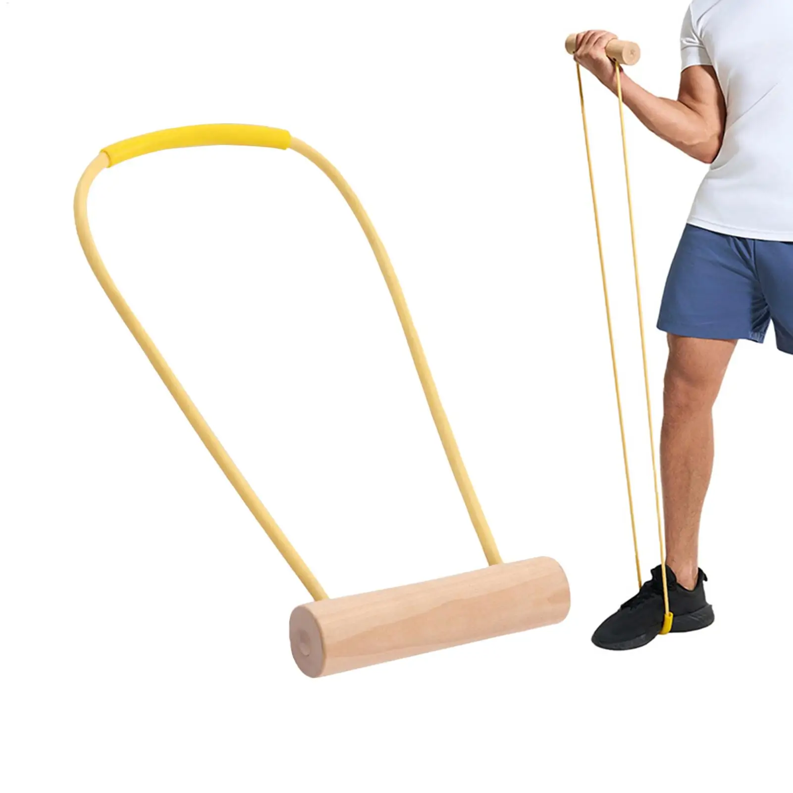 

Exercise Band for Workout Home Elastic Strength Training Equipment Elastic Workout Bands with Handle for Gym Yoga Studio Office
