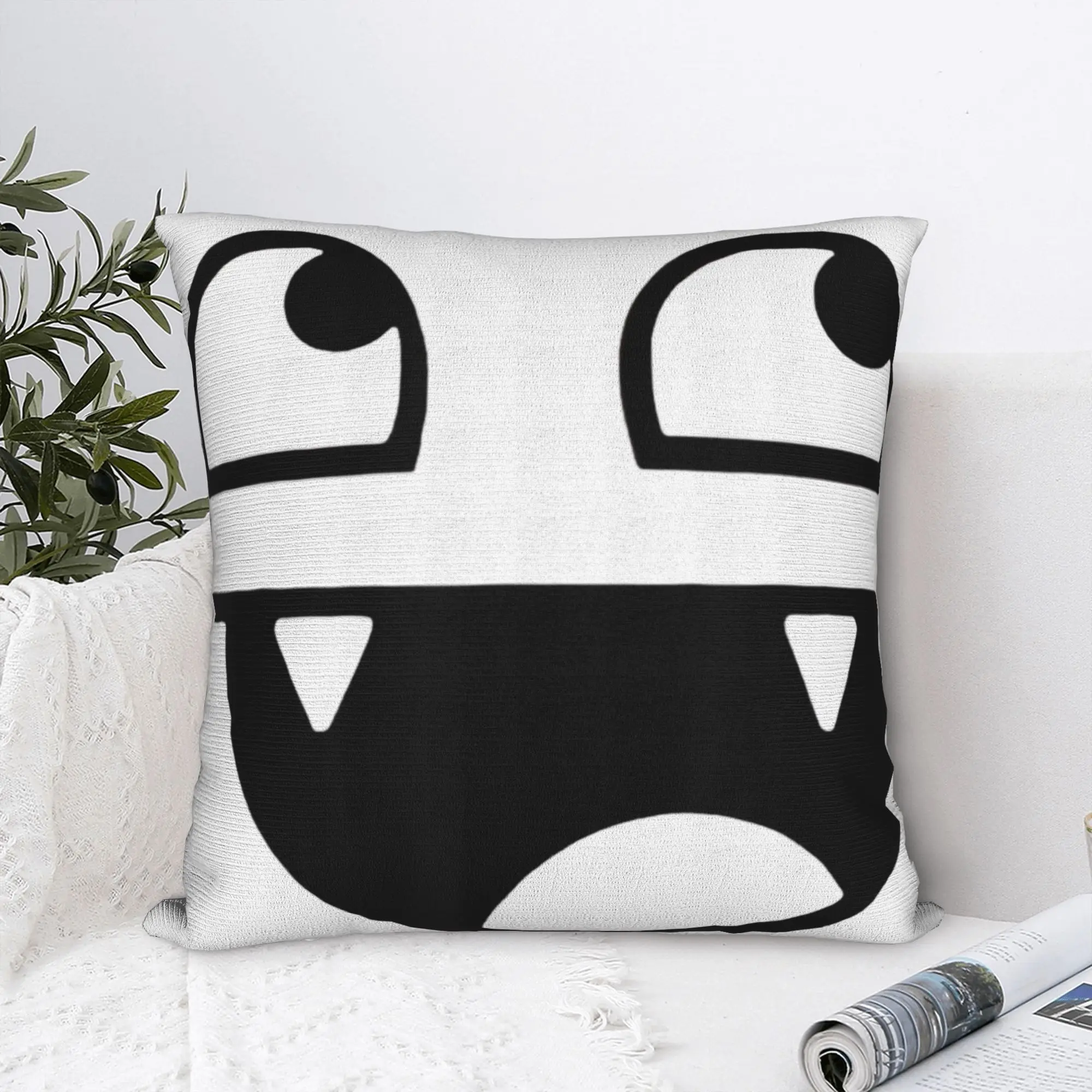 Housse de coussin Epic Face Vampire, drôle et amusante, pour fête de mariage, décoration de la maison, housse de coussin douce, cadeau
