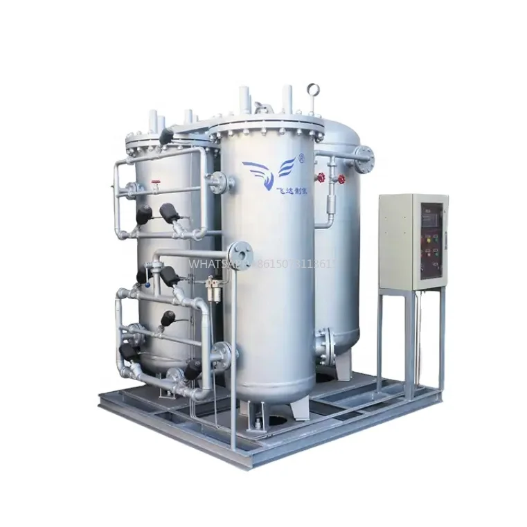 Macchina per la produzione di ossigeno industriale Dispositivo generatore di ossigeno Prodotto con componenti principali della tecnologia PSA PLC per l'industria agricola