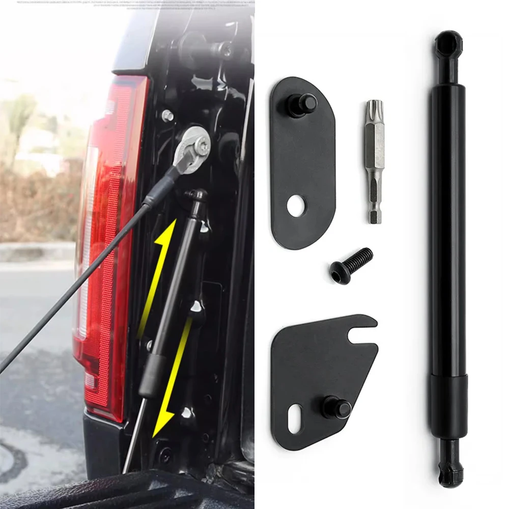 

Rear Trunk Tailgate Hydraulic Rod Shock Lift Struts Support Arm Bars For Ford Raptor F150 2015 - 2024 2016 2017 2018 2019-2024