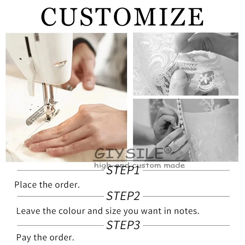 GIYSILE Customized White Round Neck Short Sleeve Light Wedding Dress Simple Temperament Satin Hepburn Style evening dresses