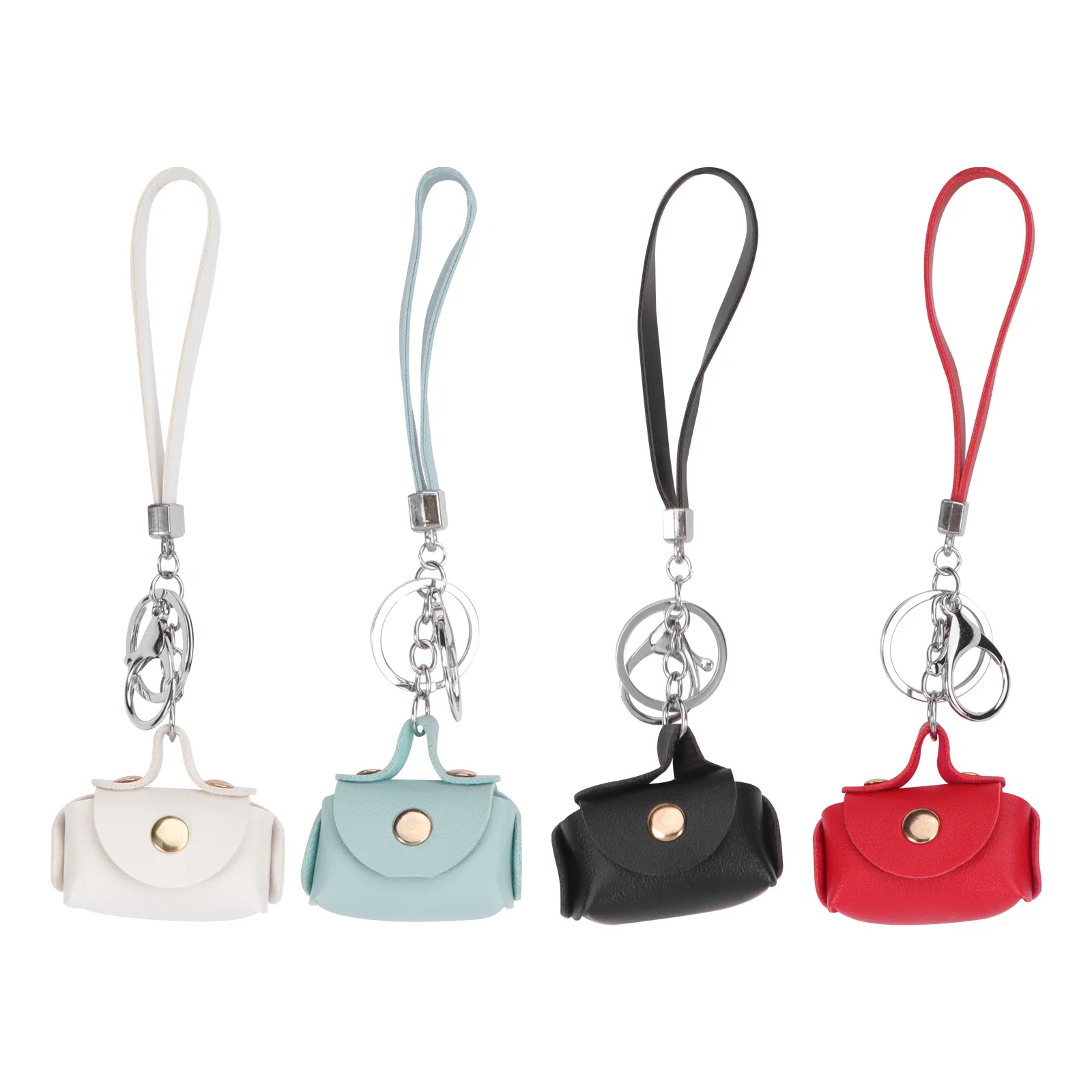 4Pcs Fashion Coin Pouch Small Wallets for Women Portable Key Case Change Purse Travel Storage Bag Durable