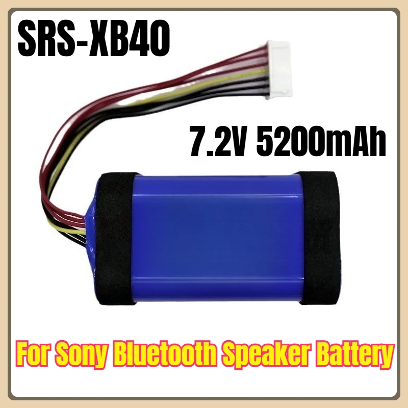 

SRS-XB40 7.2V 5200mAh Battery for Sony Bluetooth Speaker