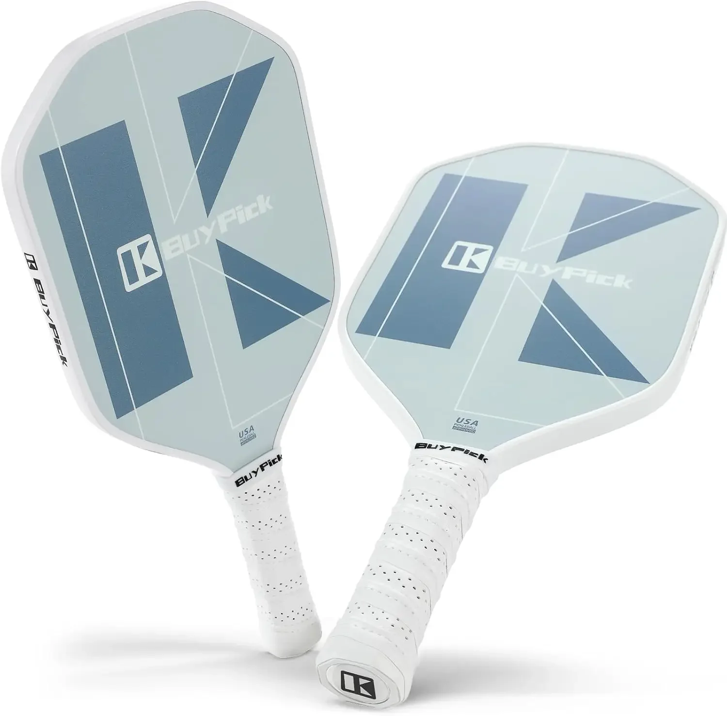 Pickleball Paddles Set of 2 - USAPA Approved 2024, Lightweight Polypropylene Construction, Honeycomb Core, Durable