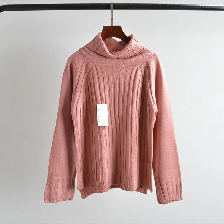 الخريف الشتاء عالية Ne تريكو الدافئة أعلى المرأة فضفاضة طويلة Sve السائبة Ne محبوك irt قاعدة طبقة تخفيف Sle #2