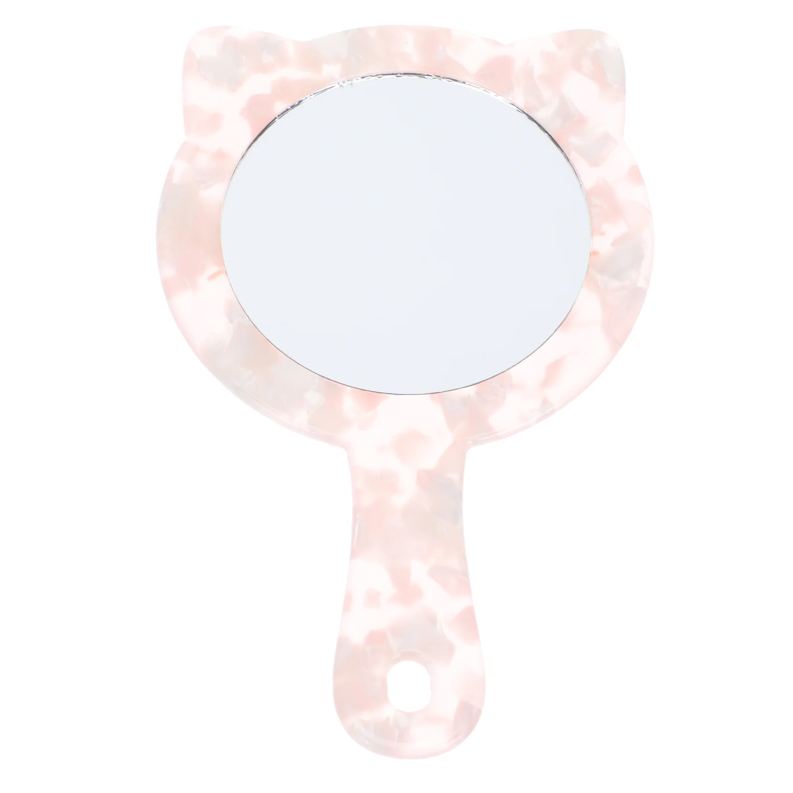 

1Pcs Marble Pattern Makeup Mirror Portable Retro Handheld Clear Beauty Mirror for Travel Vanity Accessory Makeup Accessories