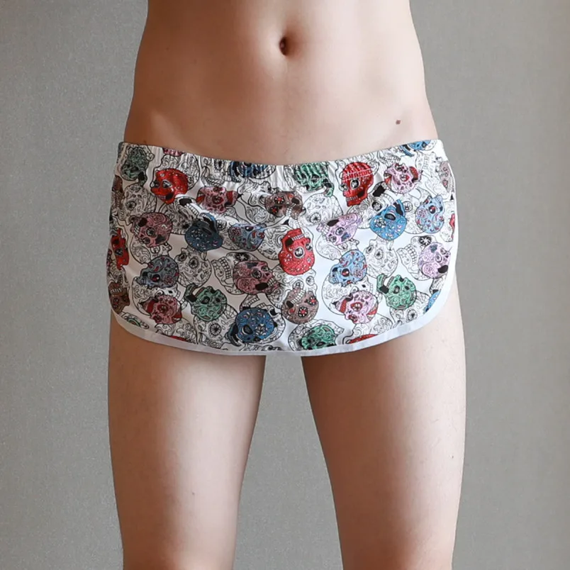 Celana Aro Sutra Es untuk Pria, Seksi, Pinggang Rendah, Longgar, Pakaian Rumah, Pakaian Tidur, Cepat Kering, Sensasi Sejuk, Celana Olahraga, Piyama Tidur Sehari-hari