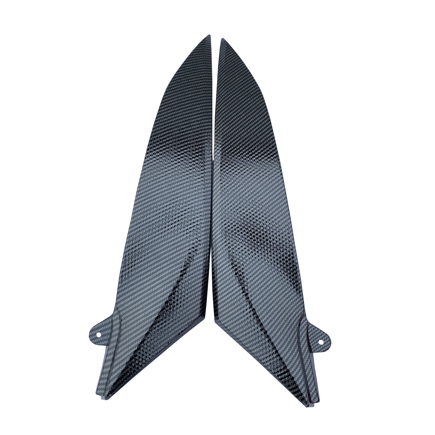 Carbon Fiber Style Tank Side Panels Upper Cover Fairing Trim Cowl For Yamaha YZF R1 2004 2005 2006