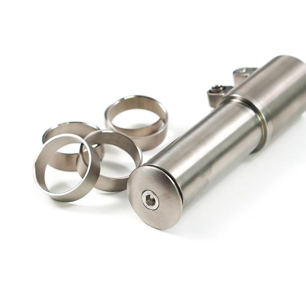 CNC Fahrrad zubehör Titan MTB Rennrad Gabel Vorbau Anstieg 102mm Lenker heben Adapter Fahrrad Gabel Steuerrohr erhöhen – Detail 2