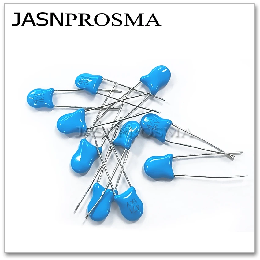 JASNPROSMA 1000PCS 1000V 100PF 220PF 470PF 1NF 1KV capacitor cerâmico de alta tensão 101 221 471 102 100p 220p 470p 1000p