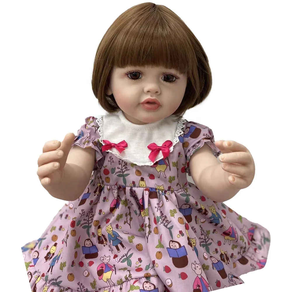 Factory Fancy Birthday & Christmas Gift Lifelike Full Silicone Reborn Baby Dolls Life Size Vinyl Baby Doll