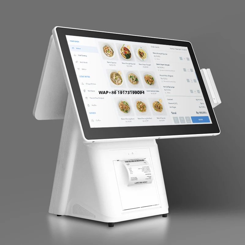 

15,6-дюймовый моноблочный POS-терминал на Android/Windows, кассовый аппарат, полная POS-система для ресторанов
