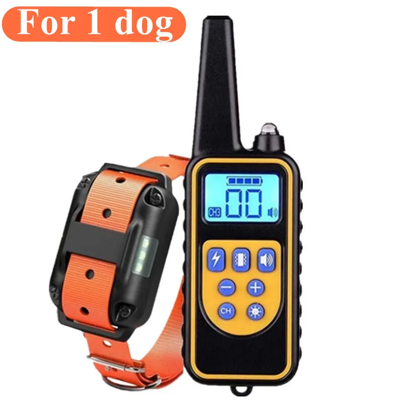 Dog Shock Collar- [New Edition]Dog Training Collar for Large Medium Small Dogs IPX7 Waterproof Rechargeable E Collar with Beep,