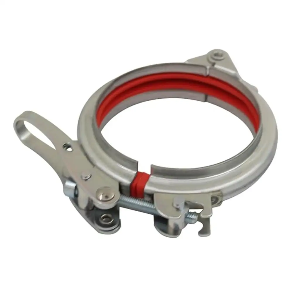 Heavy-Duty Galvanized Steel Hose Clamp Band With Rubber Lining For Secure Pipe Connections For HVAC, Automotive, And Plumbing