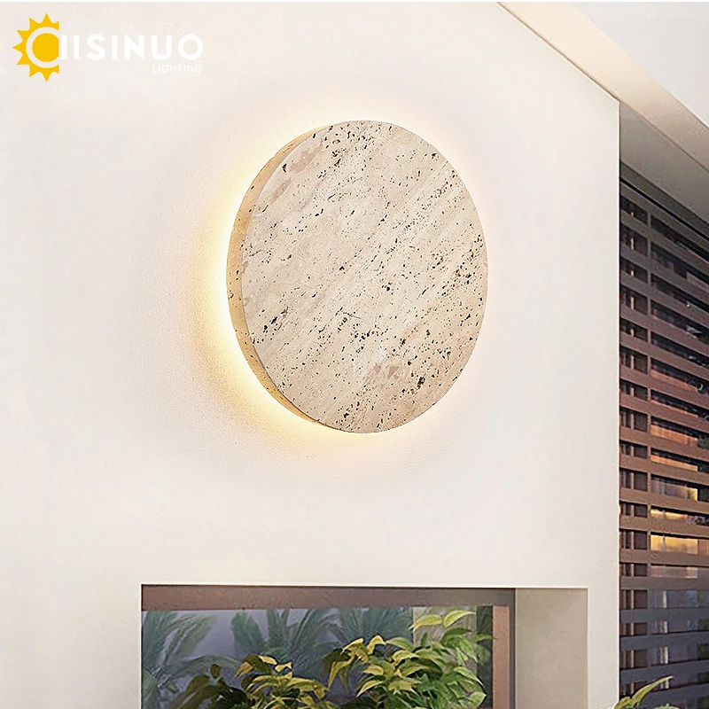 outdoor-waterproof-wall-light-creative-yellow-travertine-natural-stone-lamp-rustproof-durable-for-courtyard-garden-villa-fence