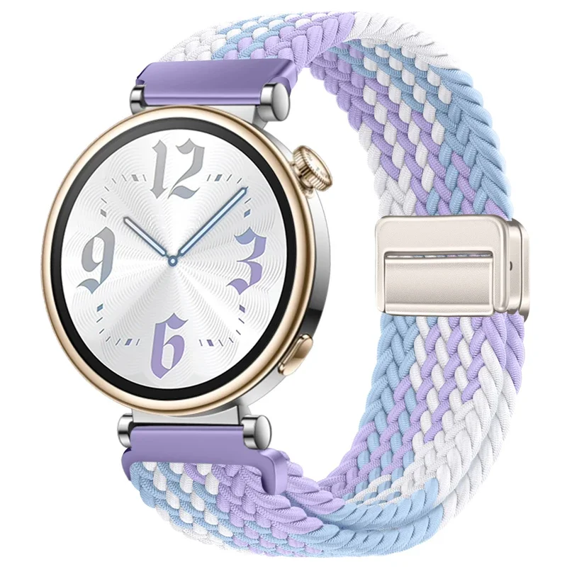 Correa magnética trenzada de 18mm para huawei watch GT 5 4 41mm pulsera deportiva correa de reloj para banda pro de 42mm