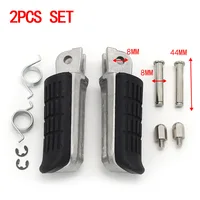 Reposapiés para motocicleta, reposapiés, Pedal de clavija para Honda CB500F CB500X CB300RA CB300R CB300F CBR300R CBR500 CBR500R