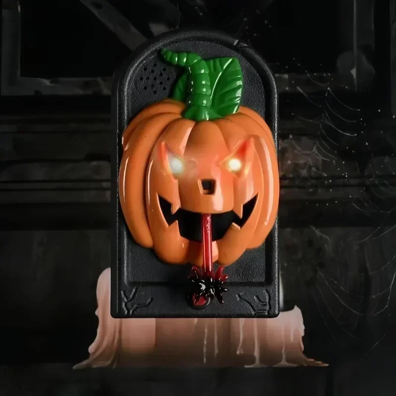 

Electric Halloween Prank Doorbell Screaming Horror Sound Effect Prop for Party Trick Haunted Room Wall Decor Spooky Fun
