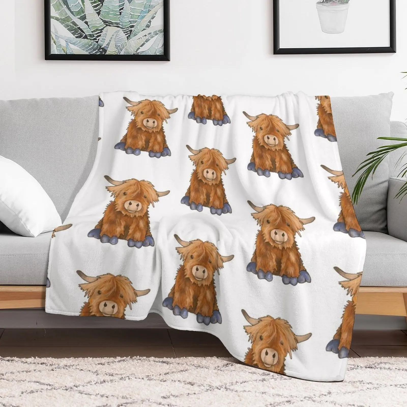 Huggy Harry - Part of my Friends Series Throw Blanket Kid'S For Decorative Sofa decorative Luxury Designer Blankets