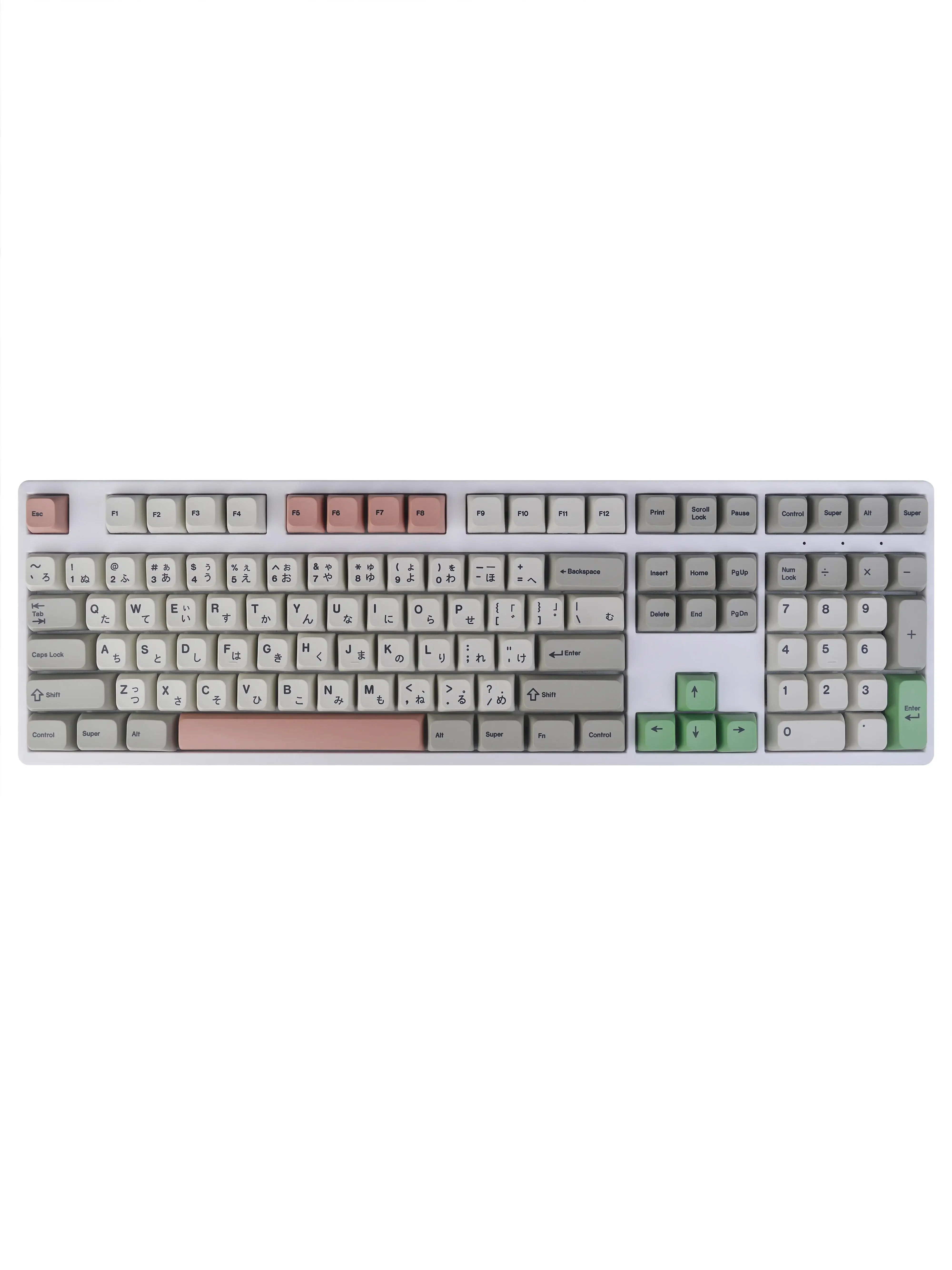 Retro PBT sublimation keycap XDA height 138 keys small full set, suitable for mechanical keyboard