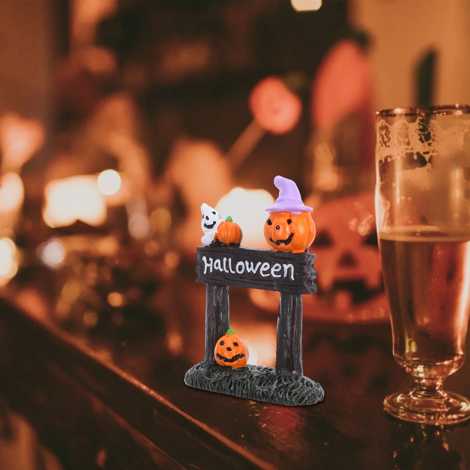 

Resin Ornaments Halloween Decorations Cute Desktop Inflatable Figurine Indoor Figurines Home Birthday Party