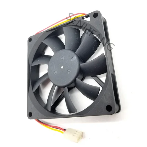 Imagen 2 del producto Ventilador bien probado, D80BH-12B, cc 12V, 0.22A, 8015, 80x80x15mm, refrigeración de 3 pines