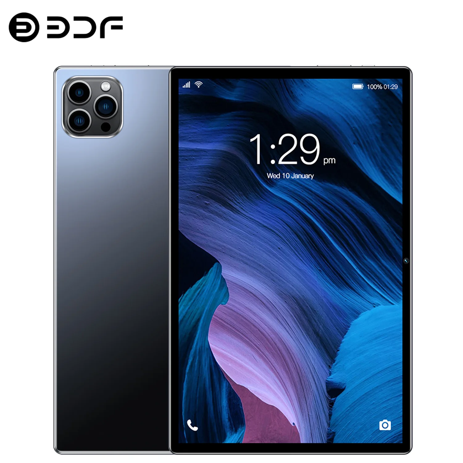 

BDF Global Version Android Tablet Pc 10.1 Inch Google Play Octa Core Dual Cameras 3G Phone Call Tablets Bluetooth Wifi 4GB+ 64GB