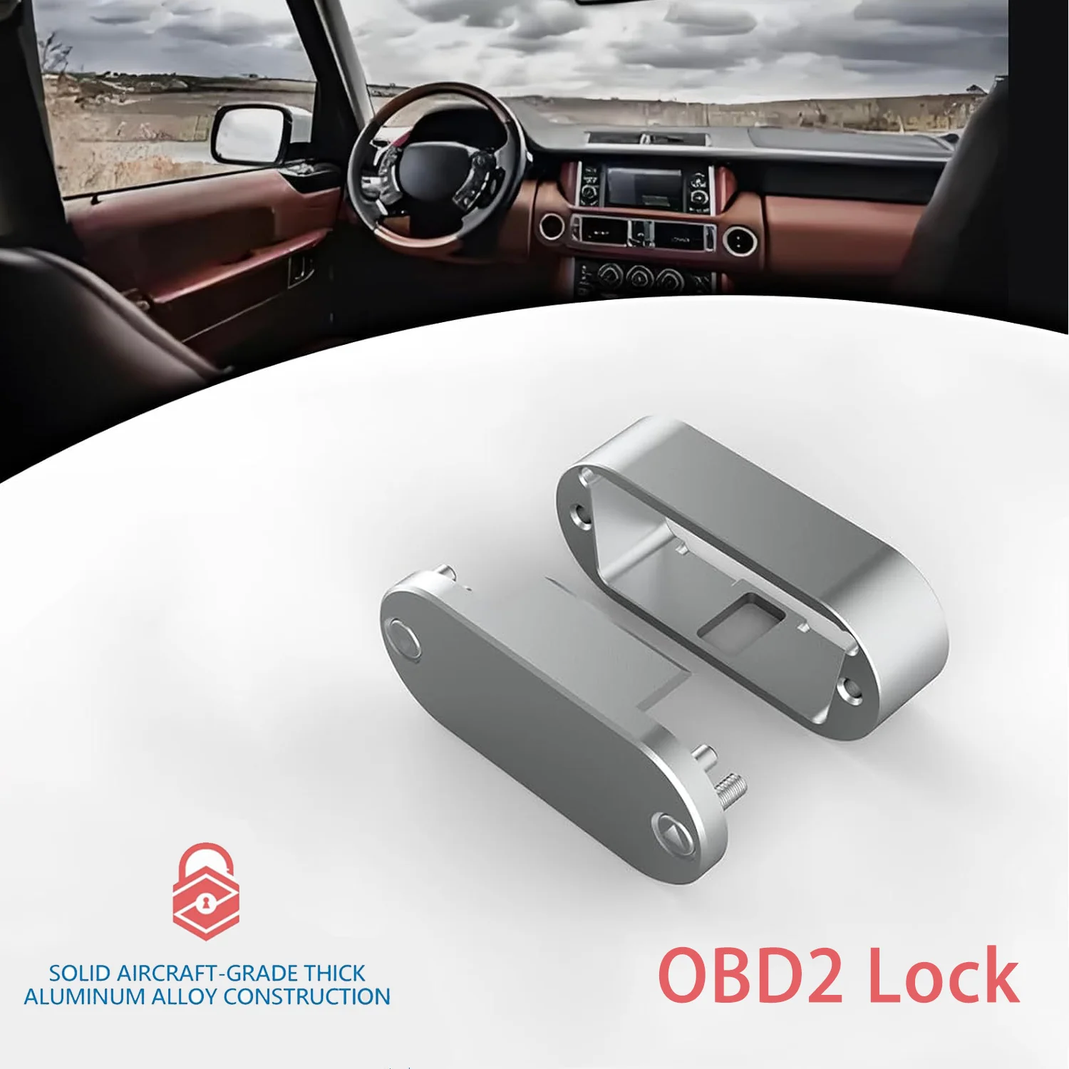 JUTA OBD2 Lock PRO Материал из алюминиевого сплава Защитная крышка порта OBD Разъем OBDII Механическое запирающее устройство Автомобиль